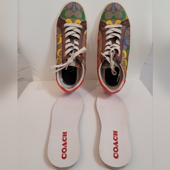 Coach Multicolor Signature Sneakers - Picture 5 of 13